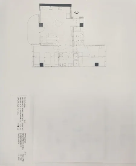 Tirane, shitet apartament 2+1+Ballkon Kati 6, 114 m² 117.935 € (Casa Italia)