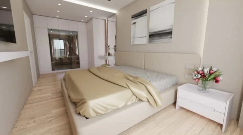 Tirane, jepet me qera apartament 2+1 Kati 4, 106 m² 850 € (Rruga Xhanfize Keko)