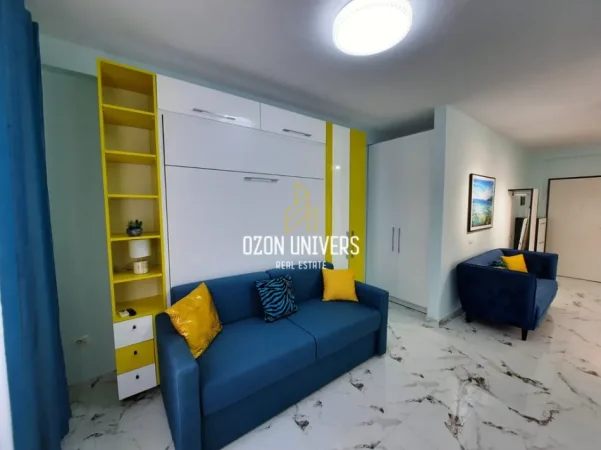 Tirane, jepet me qera apartament 1+1 Kati 5, 43 m² 450 € (Don Bosko)