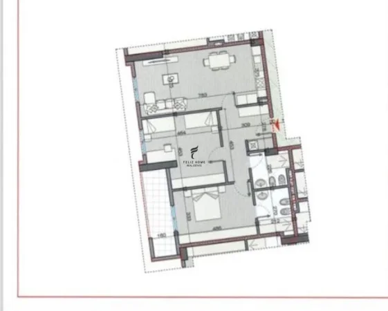 Tirane, shitet apartament 2+1 , 120 m² 151.500 € (ASTIR)