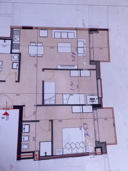 🏠SHITET SUPER APARTAMENT 2+1+2 I MOBILUAR GATI PËR BANIM , NE 5 MAJI