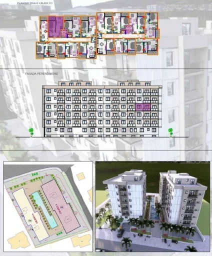 Durres, shitet apartament 1+1 Kati 2, 60 m² 69.000 € (Mali robit)