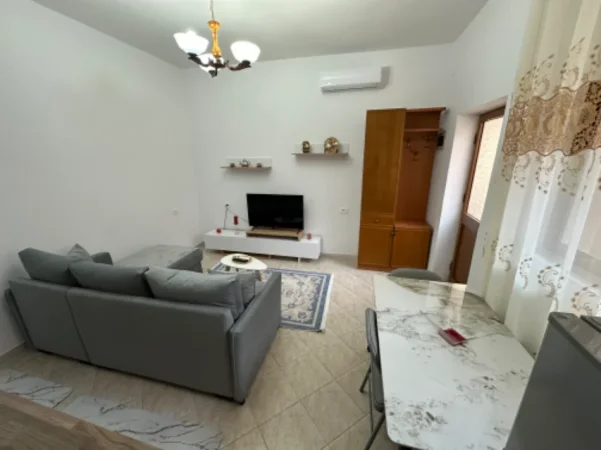 Tirane, jepet me qera apartament 1+1 Kati 1, 55 m² 400 € (Ali Dem shkolla Kushtrimi i Liris)