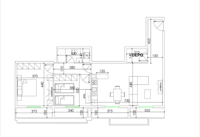 Tirane, shitet apartament 2+1 Kati 2, 135 m² 189.000 € (5 MAJI)