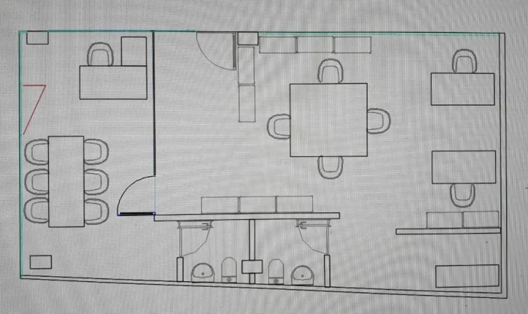 Tirane, jepet me qera zyre Kati 1, 72 m² 1.100 € (rruga hoxha tahsin)
