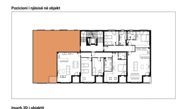 Tirane, shitet apartament 2+1+Aneks+Ballkon Kati 2, 136 m² 258.400 € (Mjull Bathore)