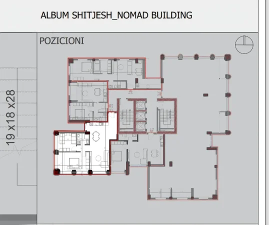 Tirane, shitet apartament 2+1+Aneks+Ballkon Kati 4, 128 m² (21 Dhjetori)