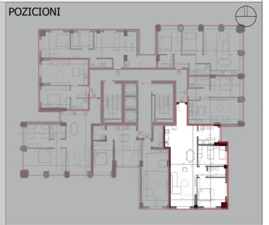 Tirane, shitet apartament 2+1+Aneks+Ballkon Kati 3, 141 m² 357.750 € (21 Dhjetori)