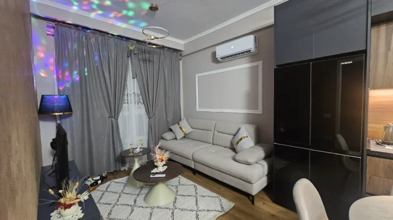 Tirane, jepet me qera apartament 1+1+Ballkon Kati 5, 65 m² 500 €