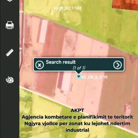 Shqiperi, shitet , 8.500 m² 