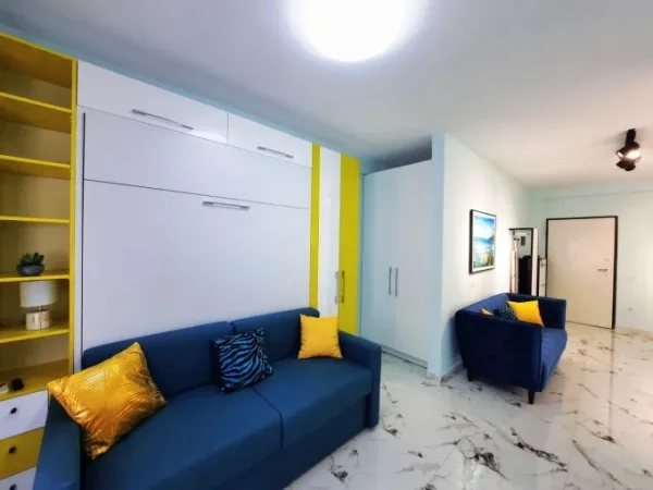 Tirane, jepet me qera garsonier 1+1+Aneks+Ballkon Kati 5, 43 m² 450 € (rruga mine peza)