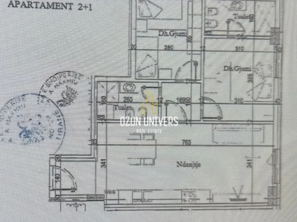 Tirane, shitet apartament 2+1 Kati 7, 86 m² 111.670 € (Tirana Entry 2)