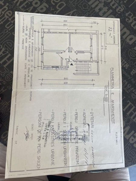 Tirane, shitet apartament 2+1 Kati 4, 73 m² 126.000 Euro (Ish EKSPOZITA)