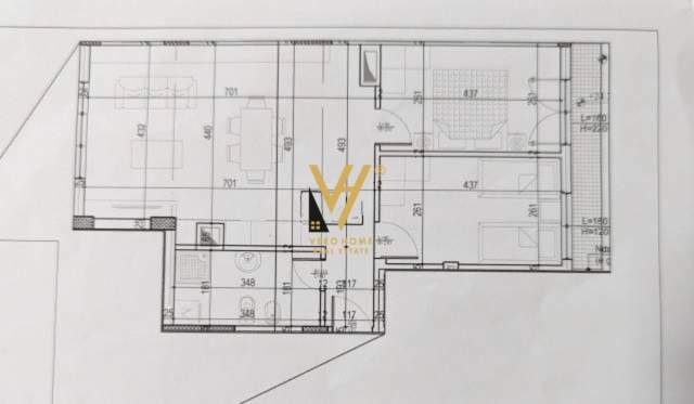 Tirane, shitet apartament 2+1+BLK Kati 7, 89 m² 155.000 Euro (PAZARI I RI)