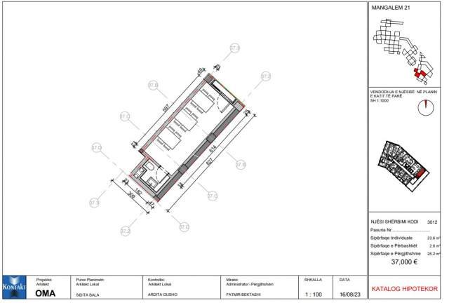 Tirane, shes dyqan Kati 0, 26 m² 37.000 Euro (Rruga Pasho Hysa Ali Demi)