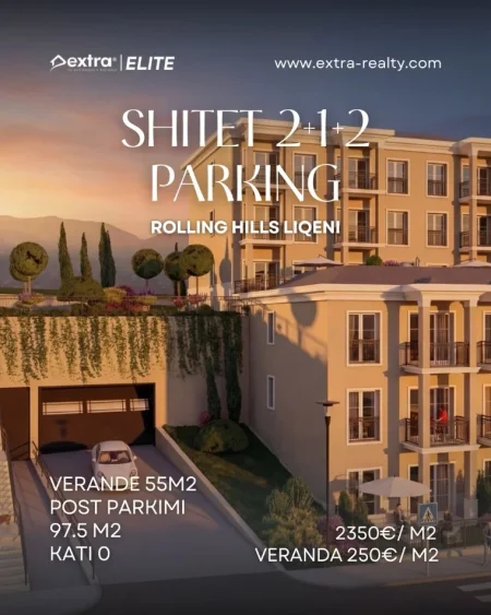 Tirane, shitet 2+1 Kati 0, 99 m² (Farke)