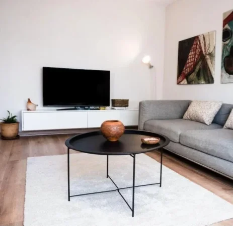 Tirane, jepet me qera apartament 1+1 Kati 4, 65 m² 650 € (Rruga Fortuzi, Mine Peza, Tiranë.)