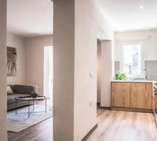 Tirane, jepet me qera apartament 1+1 Kati 4, 65 m² 650 € (Rruga Fortuzi, Mine Peza, Tiranë.)