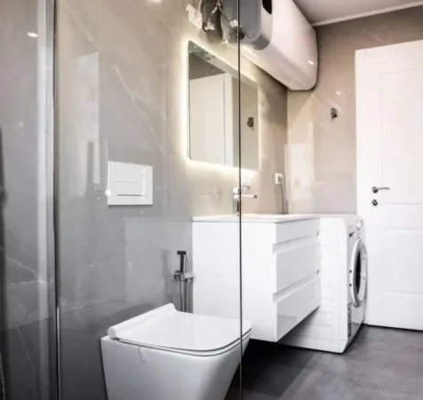 Tirane, jepet me qera apartament 1+1 Kati 4, 65 m² 650 € (Rruga Fortuzi, Mine Peza, Tiranë.)