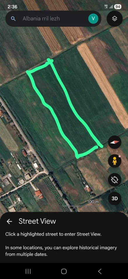 Lezhe, shitet , 3.750 m² 45.000 € (Ishull shengjin)