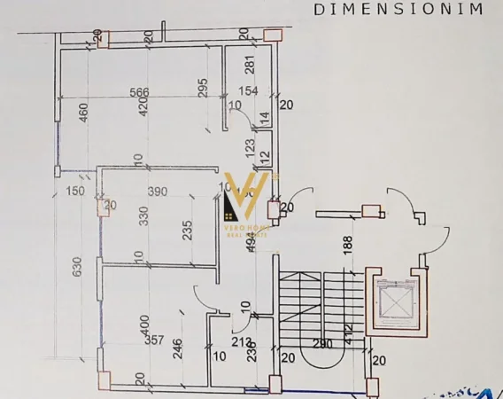 Tirane, shitet apartament 2+1+Ballkon Kati 3, 99 m² 160.000 € (FRESKU)