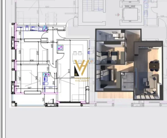 Tirane, shitet apartament 2+1+Ballkon Kati 13, 130 m² 327.000 € (KOMUNA E PARISIT)