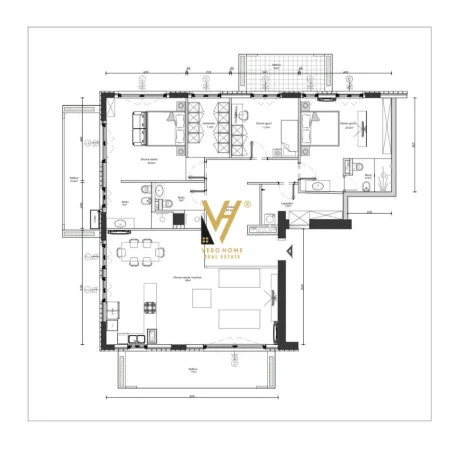 Tirane, jepet me qera zyre Kati 3, 250 m² 2.600 € (KOMPLEKSI DELIJORGJI)