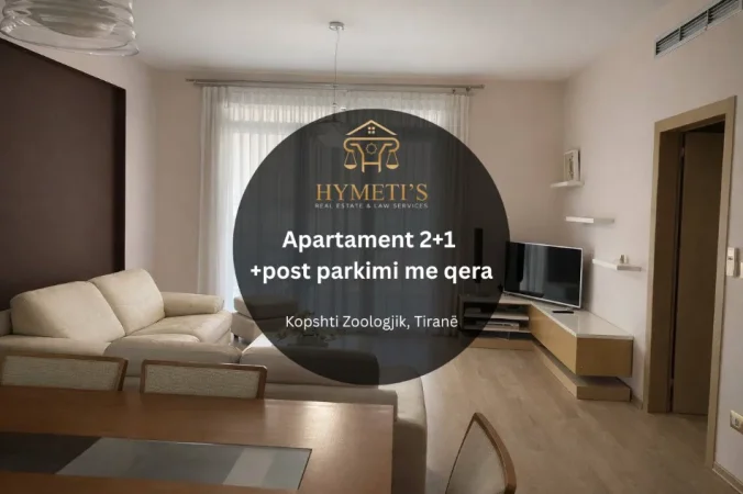 Tirane, jepet me qera apartament 2+1+Ballkon , 112 m² 700 € (Kopeshti Zoologjik)