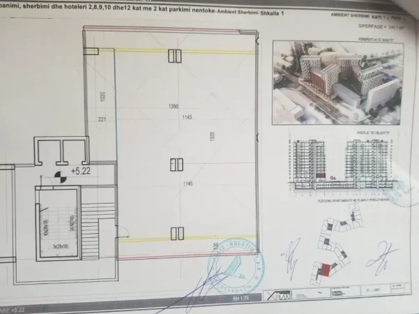 Tirane, jepet me qera ambjent biznesi Kati 1, 296 m² 2.500 € 