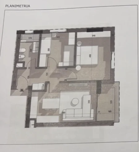 Tirane, shitet apartament 2+1+Ballkon , 83 m² 124.650 € (Rezidenca Ajka, 5 Maji)