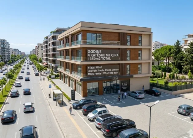 Tirane, jepet me qera Kati 0, 1.500 m² 13.400 €