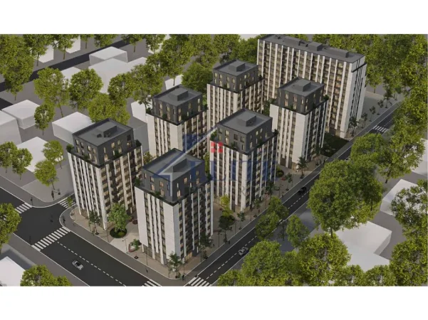 Tirane, shitet apartament 1+1 Kati 4, 69 m² 103.665 € (Ajka Towers)