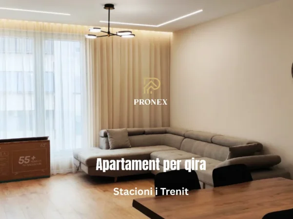 Tirane, jepet me qera apartament 1+1 , 67 m² 700 € (Stacioni i Trenit)