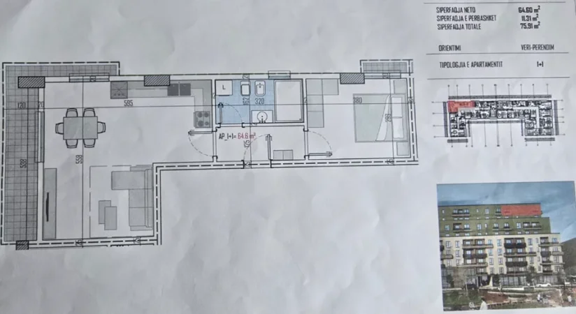 SHITEN APARTAMENTE 1+1 (62-75m²) dhe 2+1 (85-111m²) MUNDËSI ZGJEDHJE POZICIONI DHE KATI si dhe GARAZHE + NJËSI BIZNESI (Kamëz)
