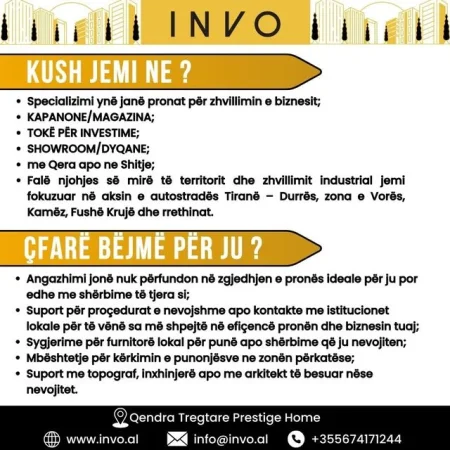 Tirane, jepet me qera ambjent biznesi , 1.462 m² 6.000 € (Vore, prane Prestige Home)