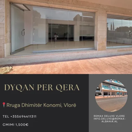 Vlore - Lungomare, jepet me qera dyqan Kati 0, 50 m² 1.500 € (Ujë i Ftohtë, Vlorë)