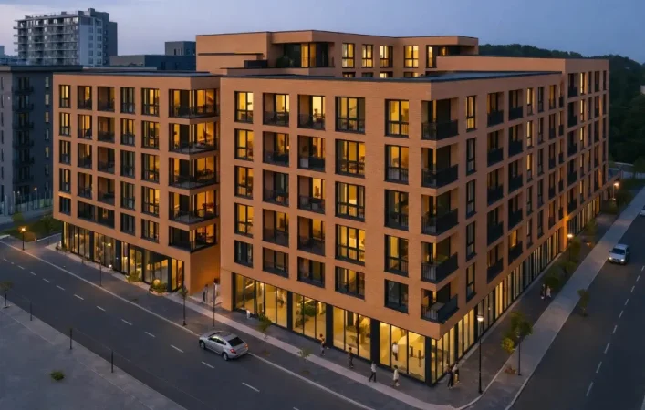 Tirane, shitet apartament 1+1 Kati 2, 64 m² 76.000 € (Rruga Lidhja e Prizrenit, Paskuqan, Tirana 1047, Albania)