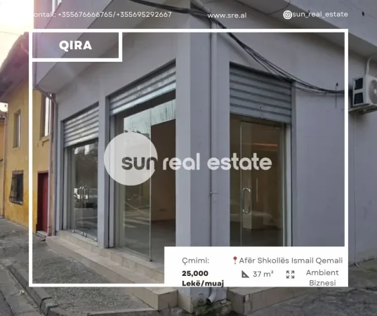 Shkoder, jepet me qera ambjent biznesi Kati 0, 37 m² (Kongresi I Manastirit)