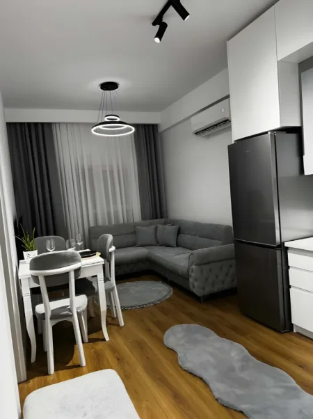 Tirane, jepet me qera apartament 1+1+Ballkon Kati 3, 450 € (Ali Demi)