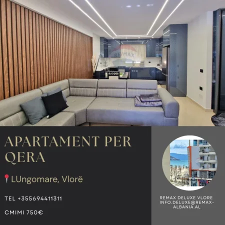 Vlore, jepet me qera apartament 2+1 Kati 4, 110 m² 750 € (Lungomare, Vlorë)