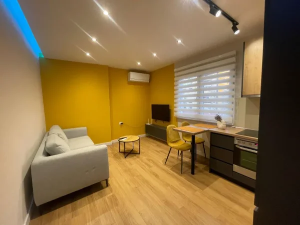 Tirane, jepet me qera apartament 1+1 Kati 5, 70 m² 600 € (PAZARI I RI)