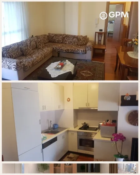 Tirane, jepet me qera apartament 1+1 Kati 7, 60 m² 700 € 