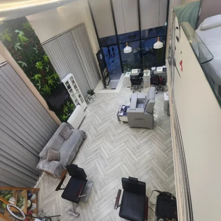 Tirane, shitet ambjent biznesi Kati 0, (pallati me shigjeta)