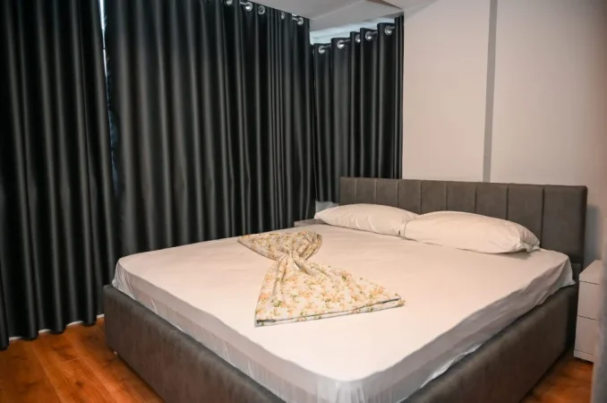Durres, jepet me qera apartament 1+1 Kati 7, 59 m² 350 € (plazh iliria)