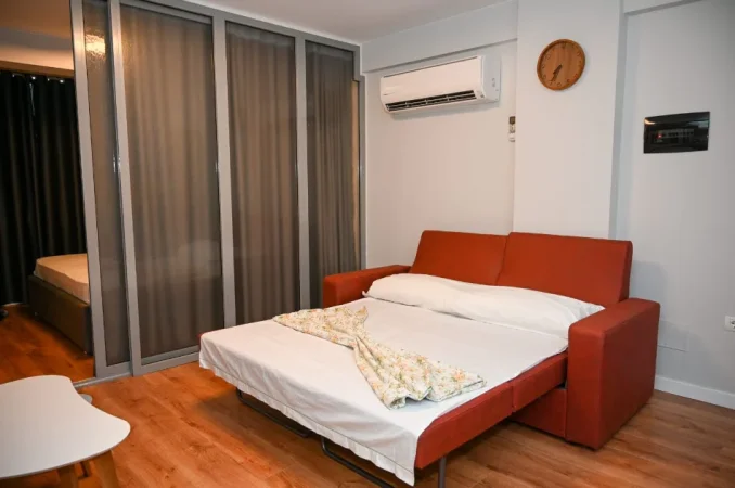 Durres, jepet me qera apartament 1+1 Kati 7, 59 m² 350 € (plazh iliria)
