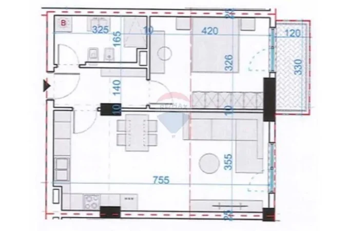 Tirane, shitet apartament , 70 m² 74.000 € 