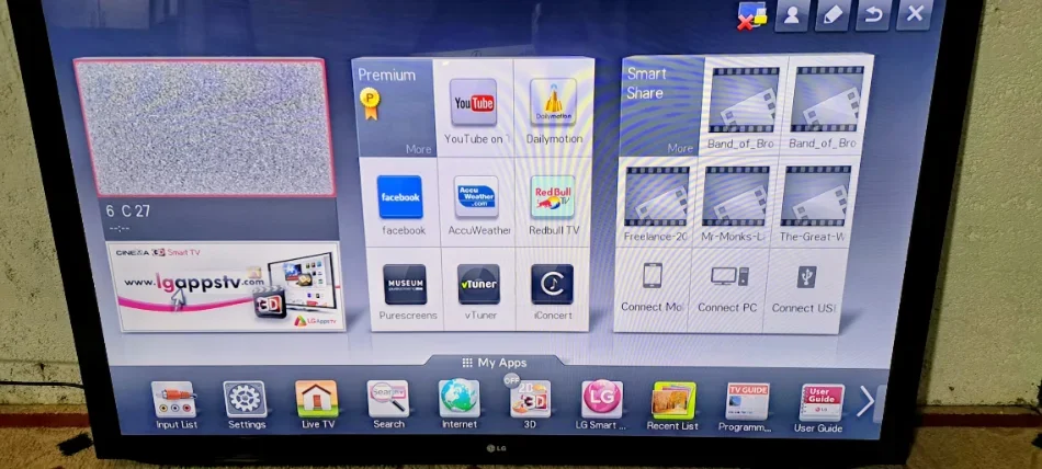 LG 65" +android box+dvbt-2+ mbajtese muri