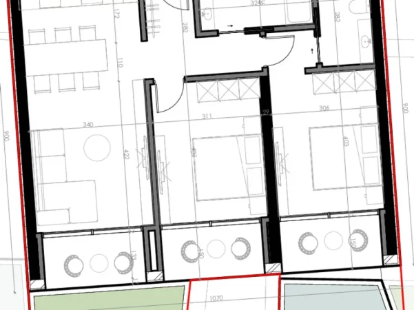 Borsh, shitet apartament 2+1 Kati 2, 118 m² 385.000 € (“TERRAROSSA” RESIDENCE, BORSH)