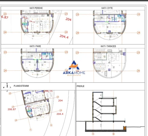 Tirane, shitet apartament 3 Katshe Kati 3, 195 m² 409.197 € 