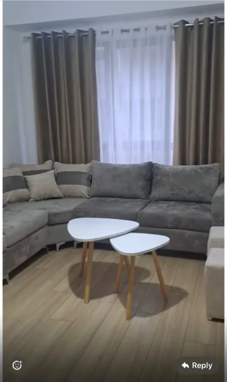 Tirane, jepet me qera apartament 1+1+Ballkon Kati 6, 65 m² 450 € 